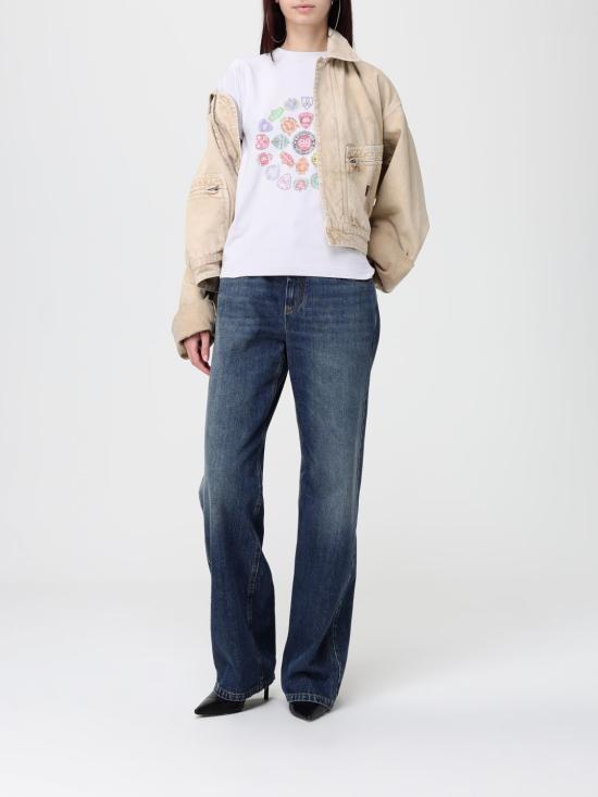 25FW 발렌시아가 반팔 티셔츠 850263TTVH6 9012 White - BALENCIAGA