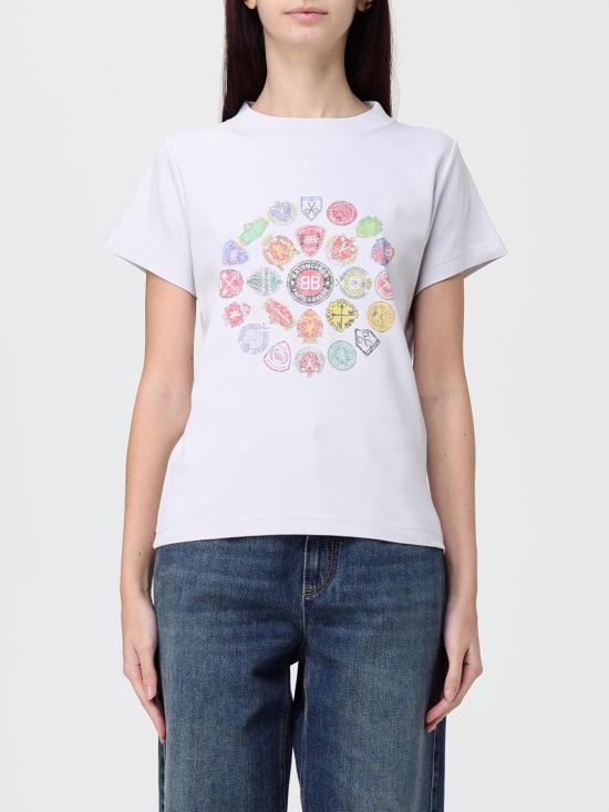 25FW 발렌시아가 반팔 티셔츠 850263TTVH6 9012 White