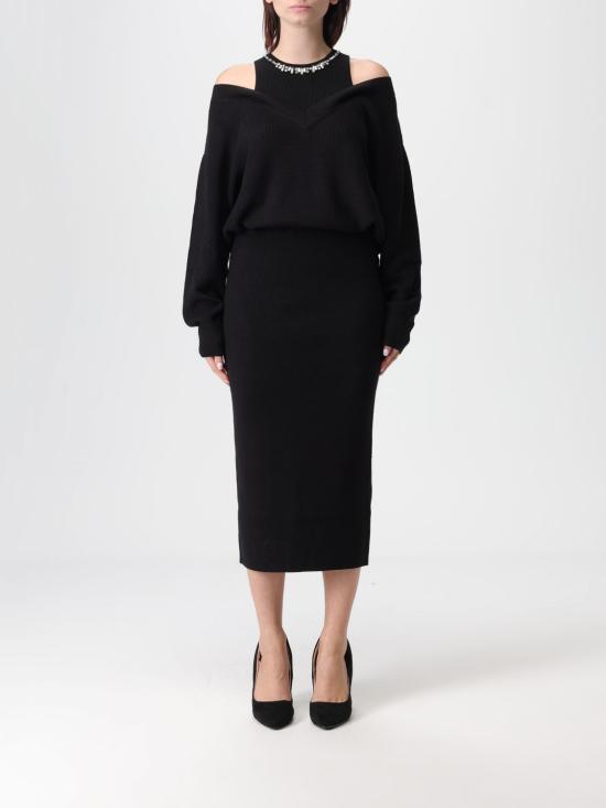 25FW 리우조 롱 원피스 MF5161MA85Q 22222 Black