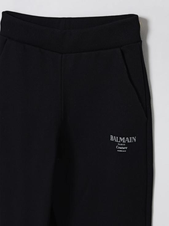 25FW [키즈] 발망 트레이닝/조거 팬츠 BX6P40Z3183 930BC Black - BALMAIN