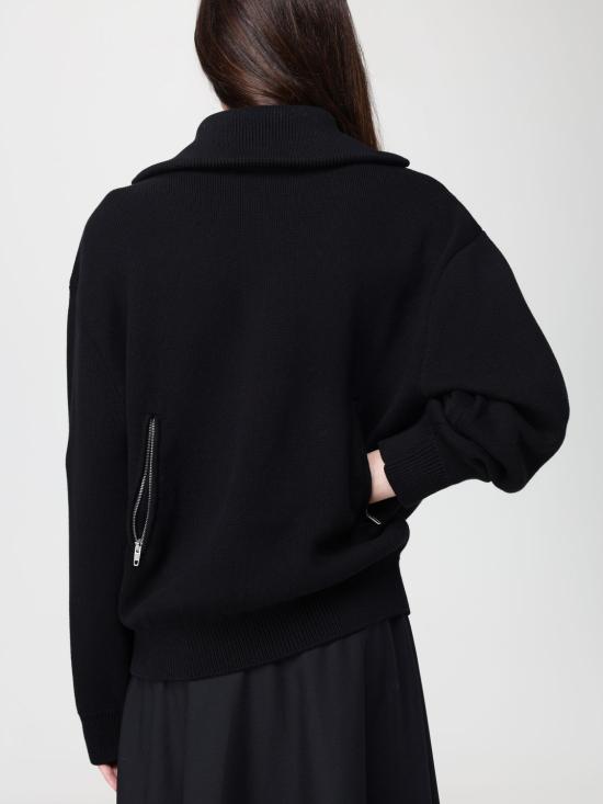 25FW 발렌시아가 백투프론트 터틀넥 스웨터 848840T3421 1000 Black - BALENCIAGA