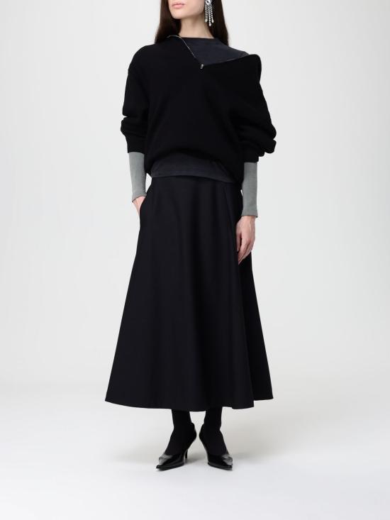 25FW 발렌시아가 백투프론트 터틀넥 스웨터 848840T3421 1000 Black - BALENCIAGA