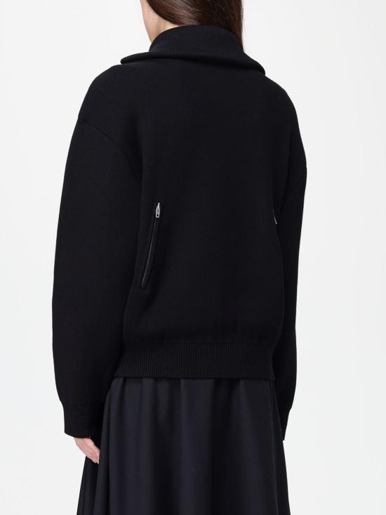 25FW 발렌시아가 백투프론트 터틀넥 스웨터 848840T3421 1000 Black - BALENCIAGA