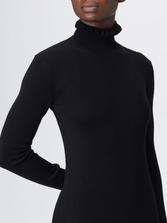 25FW 발렌티노 가라바니 터틀넥 7B3KC66G9H7 0NO Black - VALENTINO GARAVANI