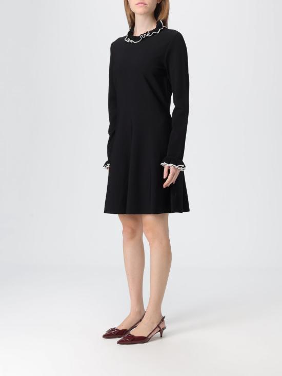 25FW 발렌티노 가라바니 롱 원피스 7B3KD13Y9K5 0NA Black - VALENTINO GARAVANI