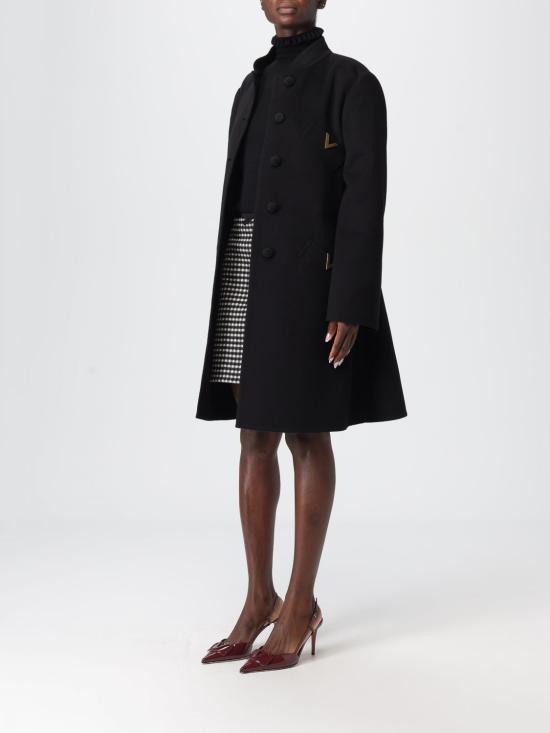 25FW 발렌티노 가라바니 코트 7B3CA7T06JA 0NO Black - VALENTINO GARAVANI