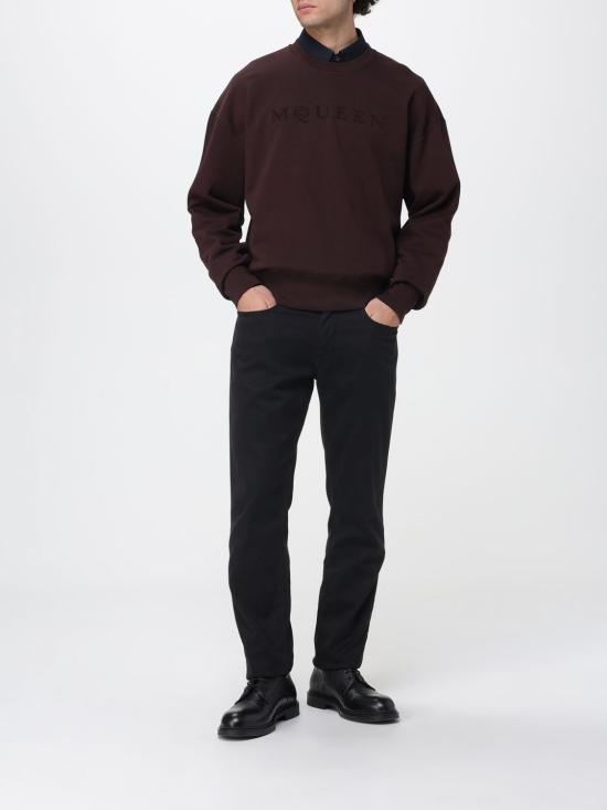 25FW 알렉산더 맥퀸 긴팔 티셔츠 839216QTADU 0641 Red - ALEXANDER MCQUEEN