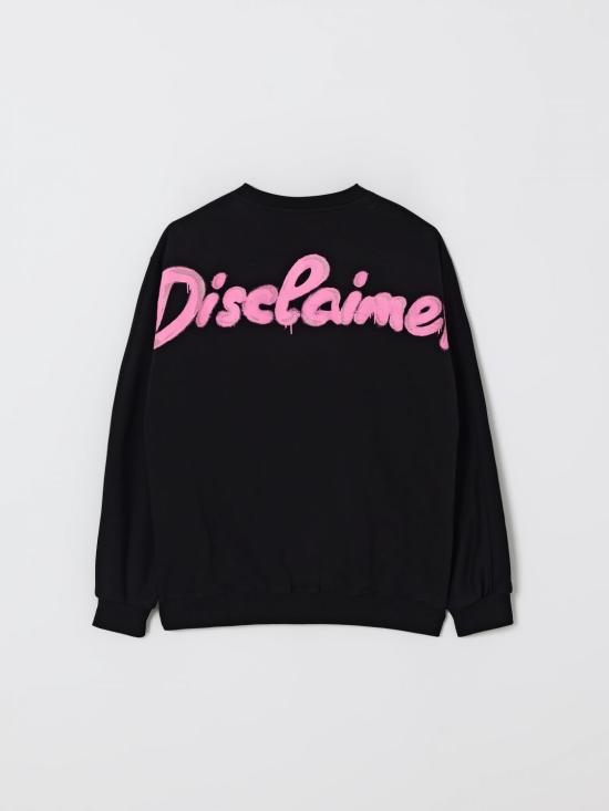 25FW [키즈] 디스클레이머 풀오버 25IDK58709 NE RO Black - DISCLAIMER