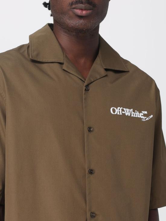 25FW 오프화이트 셔츠 OMGG01FF25FAB004 5801 White 1 - OFF WHITE