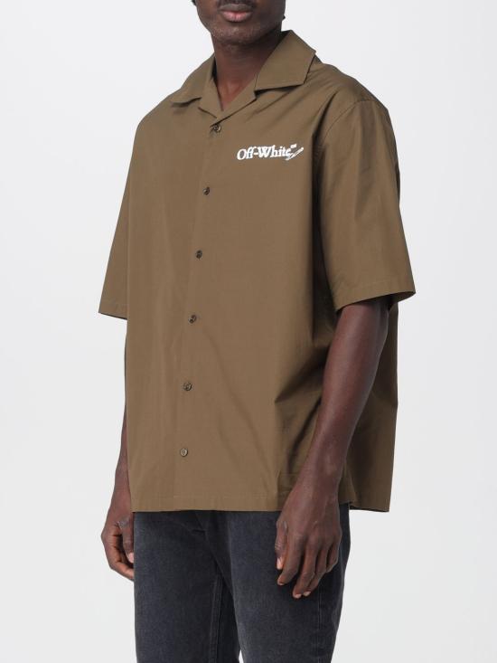 25FW 오프화이트 셔츠 OMGG01FF25FAB004 5801 White 1 - OFF WHITE