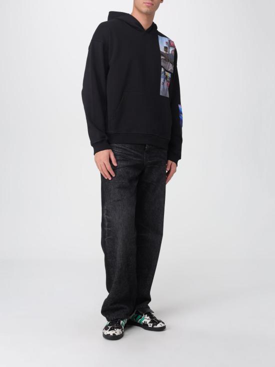 25FW 디젤 긴팔 티셔츠 A196420BMBJ 9XX Black - DIESEL