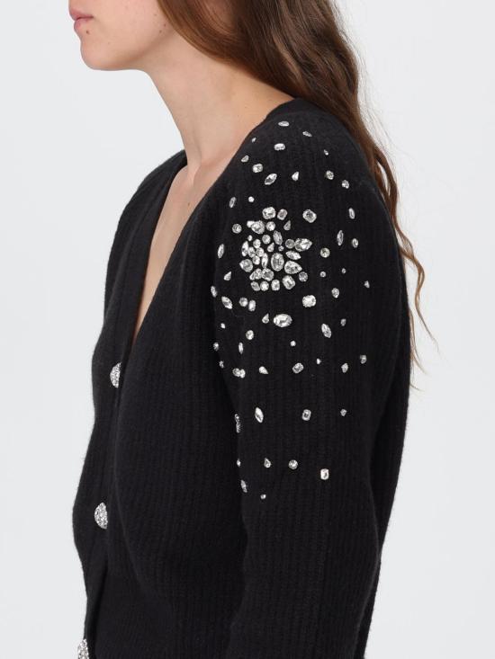 25FW 리우조 가디건 CF5149MA74Q 22222 Black - LIU JO