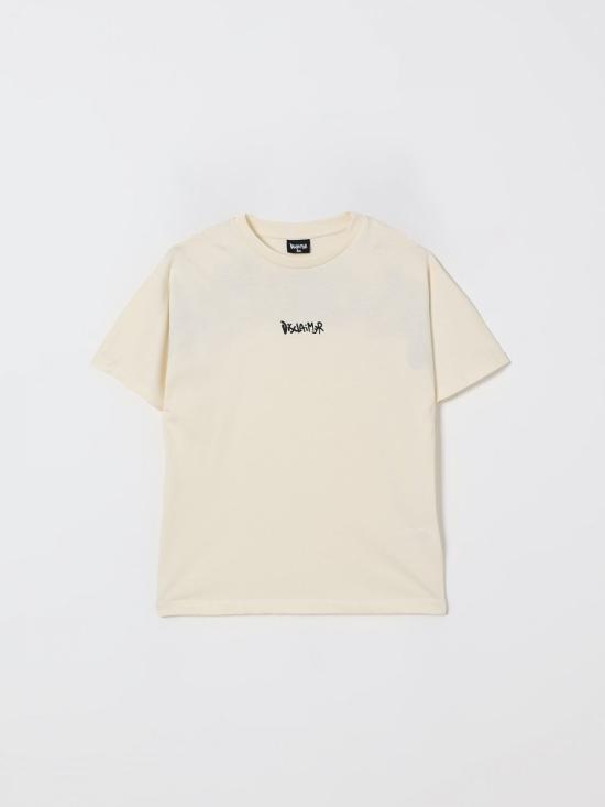 25FW [키즈] 디스클레이머 티셔츠 25IDK58603 LA NE Milk