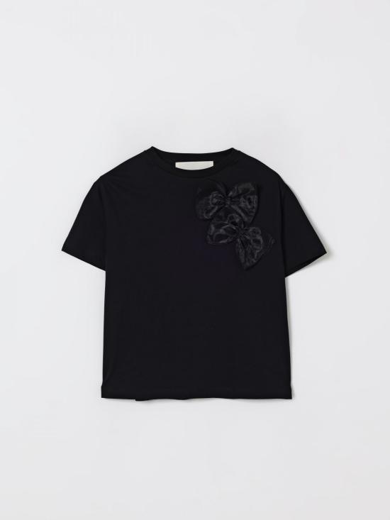 25FW [키즈] 시모네타 티셔츠 SX8A01J0177 930 Black