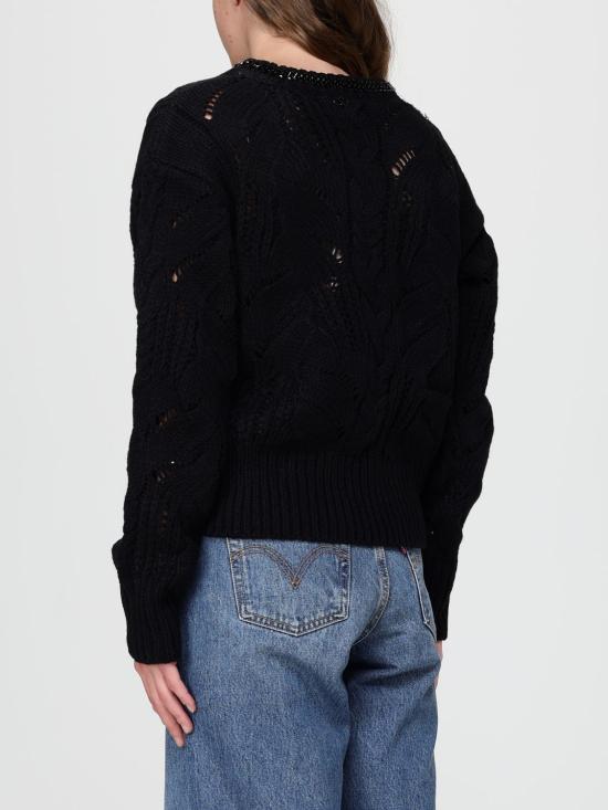 25FW 리우조 스웨터 MF5452MA37R 22222 Black - LIU JO