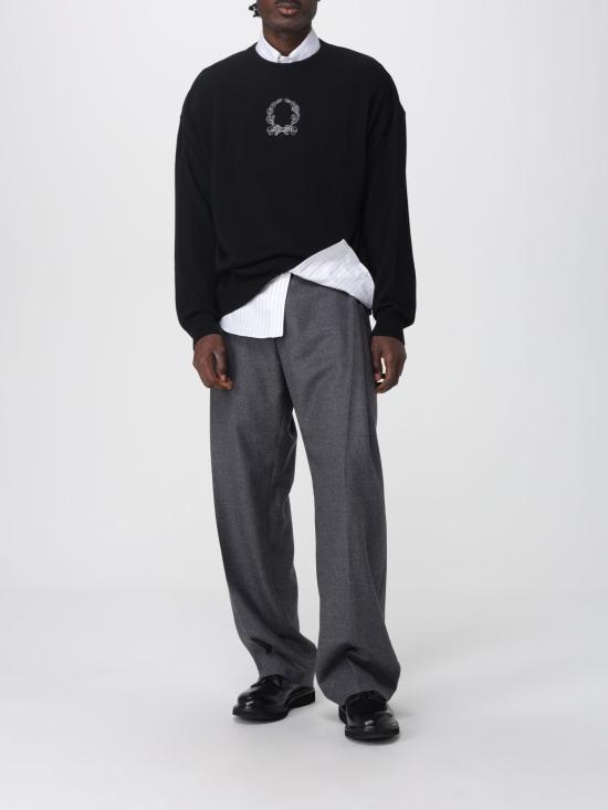 25FW 모스키노 스웨터 09255202 0555 Black - MOSCHINO