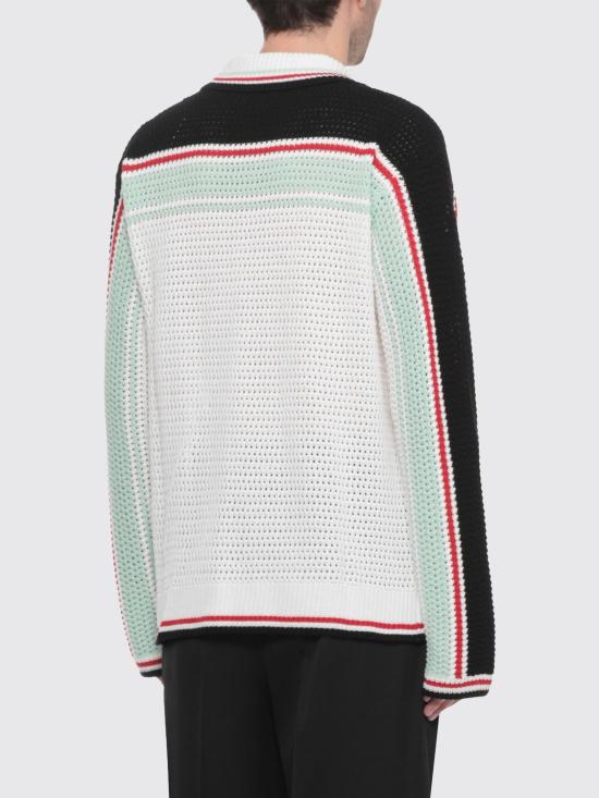 25FW 카사블랑카 긴팔 셔츠 MPF25KW998 01 White - CASABLANCA