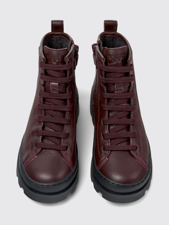 25FW [키즈] 캠퍼 슈즈 K900179 031 BRUTUS 0 Burgundy - CAMPER