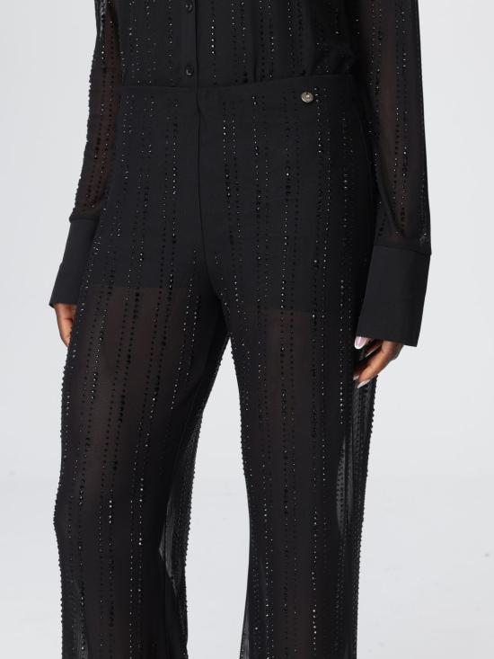 25FW 리우조 스트레이트 팬츠 CF5053J4966 22222 Black - LIU JO