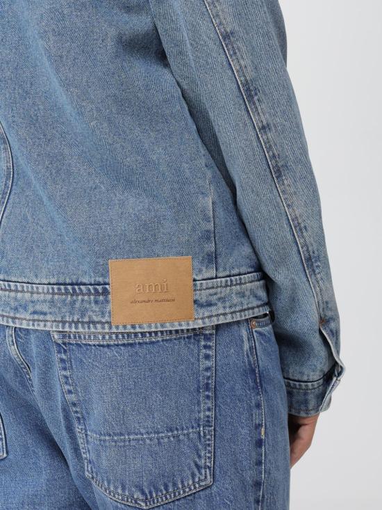 25FW 아미 데님 자켓 HJK835DE0046 480 Blue - AMI