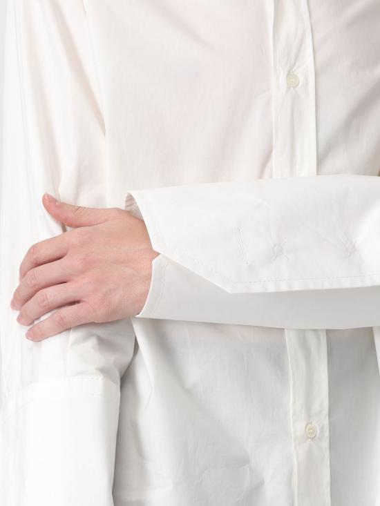 25FW MM6 메종마르지엘라 셔츠 S52DT0052M35256 101 White - MM6 MAISON MARGIELA