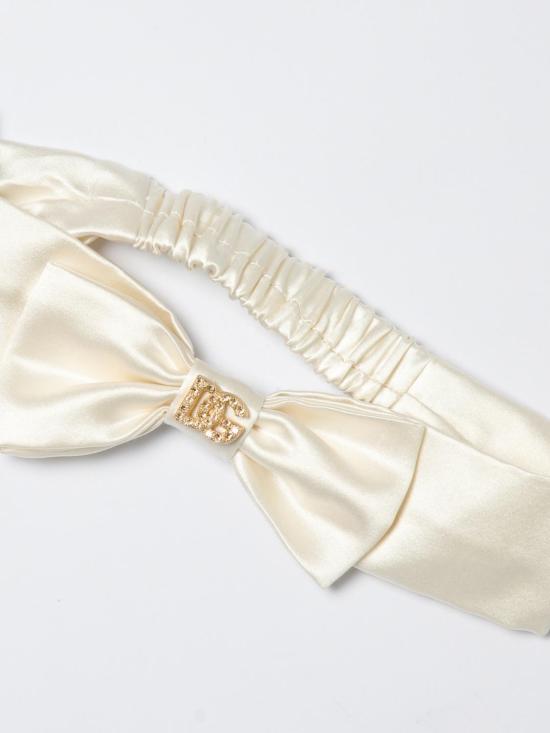 25FW [키즈] 돌체앤가바나 헤어 액세서리 LN5H60G707H W0001 White - DOLCE & GABBANA