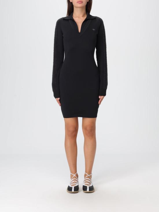 25FW 아디다스 롱 슬리브 칼라 드레스 KB3069 Black