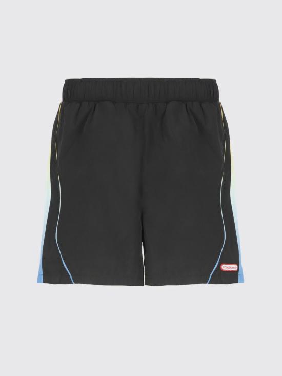 25FW 카사블랑카 숏팬츠 MAW25TR348 01 Black - CASABLANCA