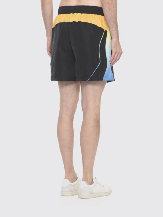 25FW 카사블랑카 숏팬츠 MAW25TR348 01 Black - CASABLANCA