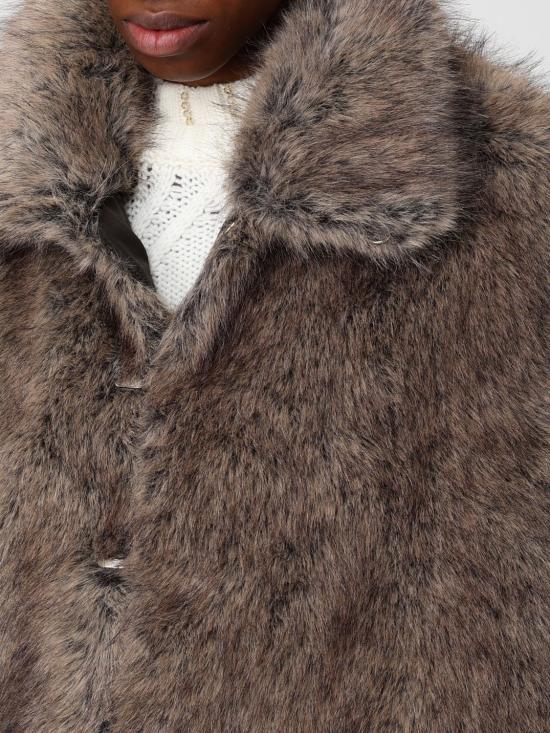 25FW 리우조 코트 MF5495E1095 M9873 Brown - LIU JO