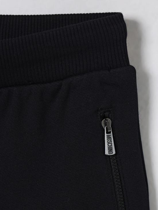 25FW [키즈] 모스키노 팬츠 HUP08LLCA77 60100 Black - MOSCHINO