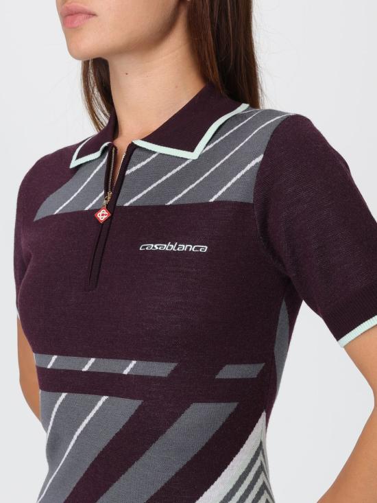 25FW 카사블랑카 롱 원피스 WAW25KW1087 01 Multicolor - CASABLANCA