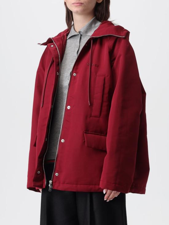 25FW 구찌 폴리에스터 파일 재킷 823752ZAR16 6052 Red - GUCCI