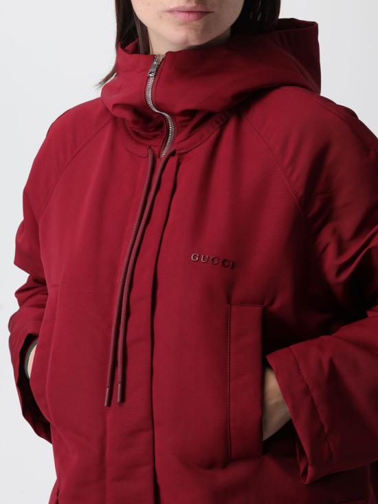 25FW 구찌 폴리에스터 파일 재킷 823752ZAR16 6052 Red - GUCCI