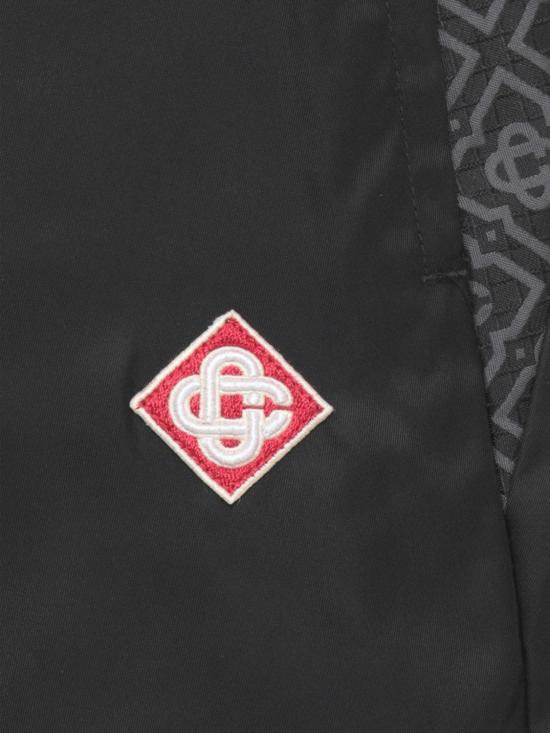 25FW 카사블랑카 스트레이트 팬츠 MAW25JTR284 01 Black - CASABLANCA