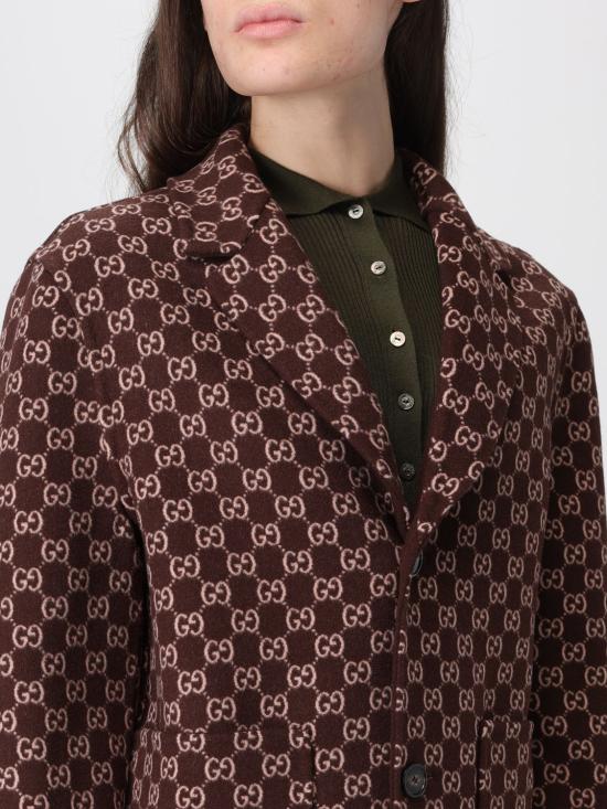 25FW 구찌 리버서블 롱 울 코트 823839Z7ASL 2016 Brown - GUCCI