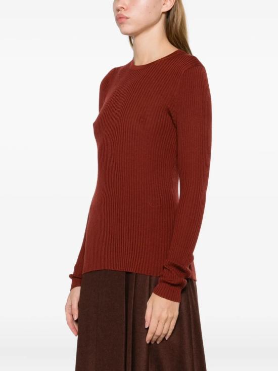 25FW 가브리엘라허스트 긴팔 티셔츠 1259246BURNTSIENNA Brown - GABRIELA HEARST