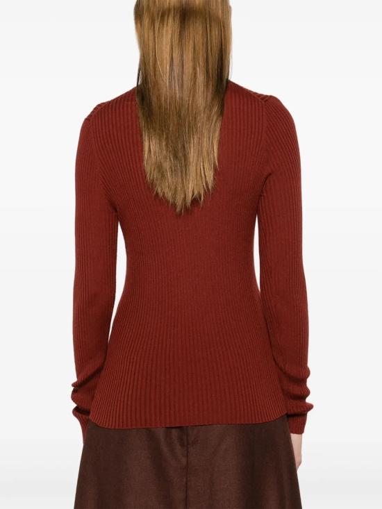 25FW 가브리엘라허스트 긴팔 티셔츠 1259246BURNTSIENNA Brown - GABRIELA HEARST