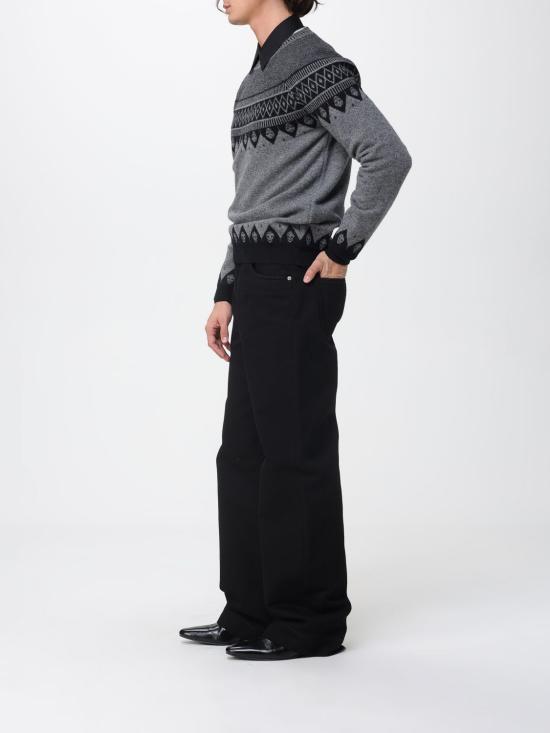 25FW 알렉산더 맥퀸 스웨터 839663Q1BD5 1363 Black - ALEXANDER MCQUEEN