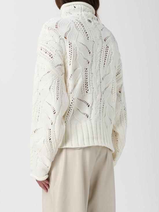 25FW 리우조 스웨터 MF5451MA37R 10701 White - LIU JO