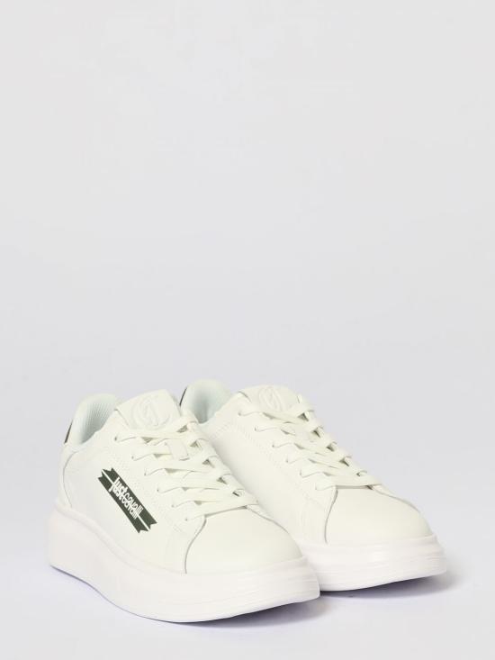 25FW 저스트까발리 스니커즈 79QA3SBFZPB63 003 White - JUST CAVALLI