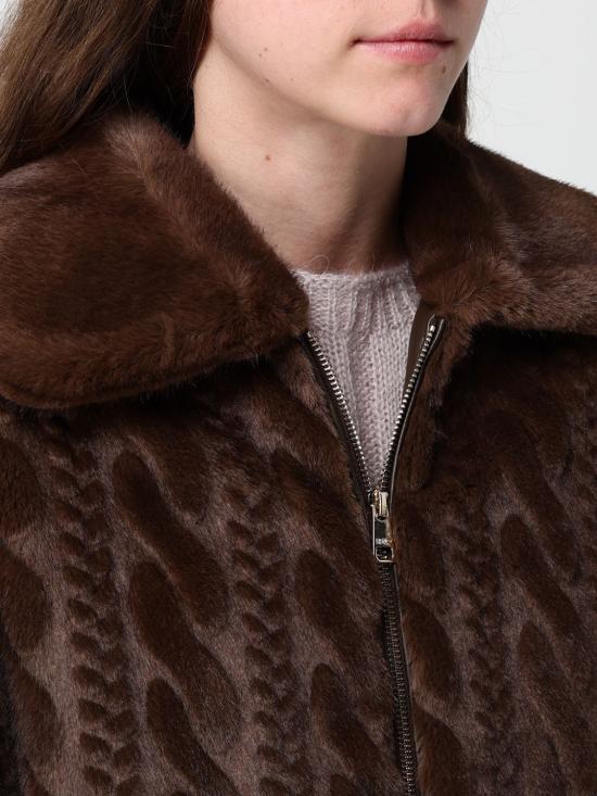 25FW 리우조 코트 MF5094E1044 90915 Cocoa - LIU JO