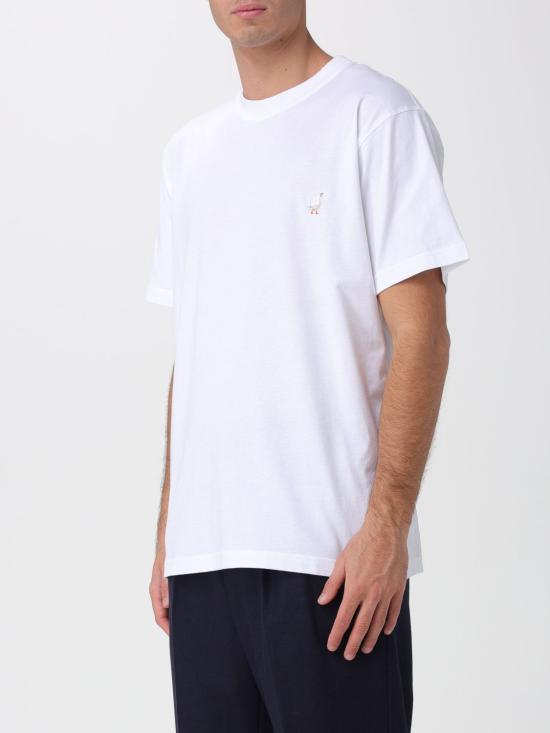 25FW 모스키노 반팔 티셔츠 07145241 1001 White - MOSCHINO