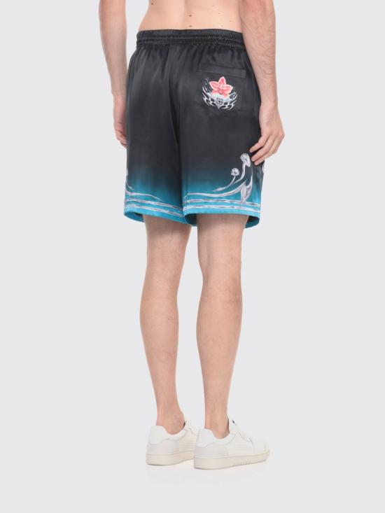 25FW 카사블랑카 숏팬츠 MAW25TR012 04 Black - CASABLANCA