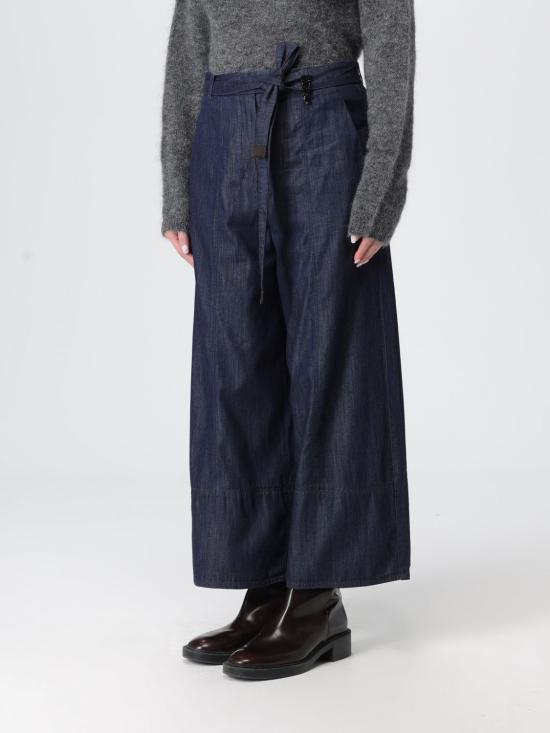 25FW 에스막스마라 팔라초 팬츠 2529186012600 001 Blue - 'S MAX MARA