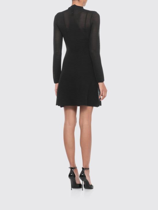 25FW 로테이트 롱 원피스 114727 100 Black - ROTATE