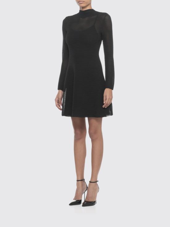 25FW 로테이트 롱 원피스 114727 100 Black - ROTATE