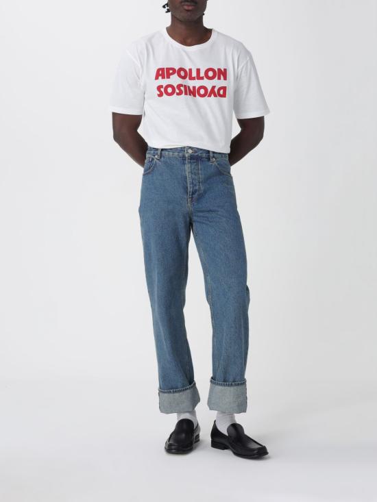 25FW 발렌티노 가라바니 반팔 티셔츠 7V0MG16PB6E A33 White - VALENTINO GARAVANI