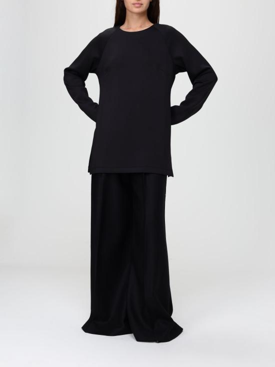 25FW 막스마라 긴팔 티셔츠 2526946088600 003 Black - MAX MARA