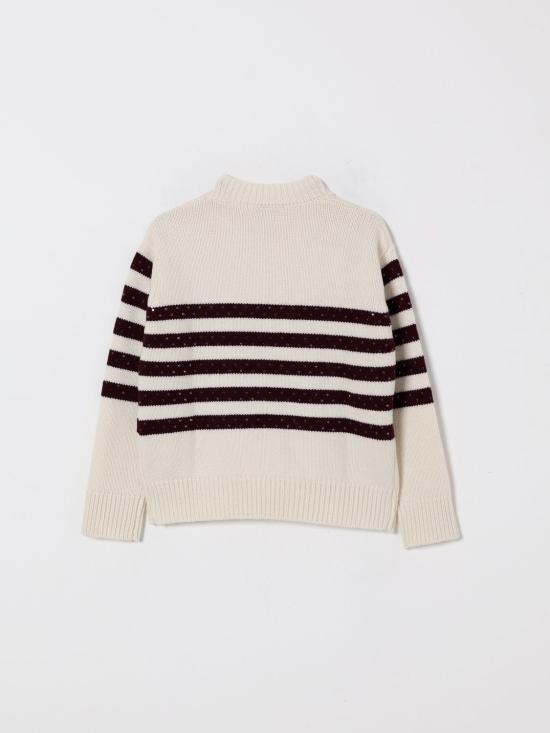 25FW [키즈] 엠에스지엠 풀오버 F5MSJGJP082 013 19 Cream - MSGM